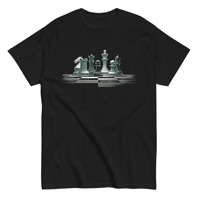 T-shirts: Chessboard and Pieces
