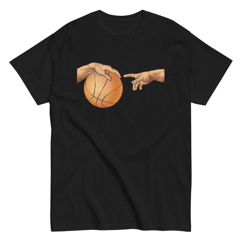 T-shirts: Creation of Adam Basketball