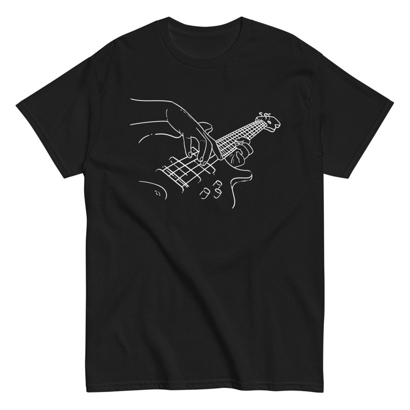 T-shirts: Sketch Detail Rock Guitarist