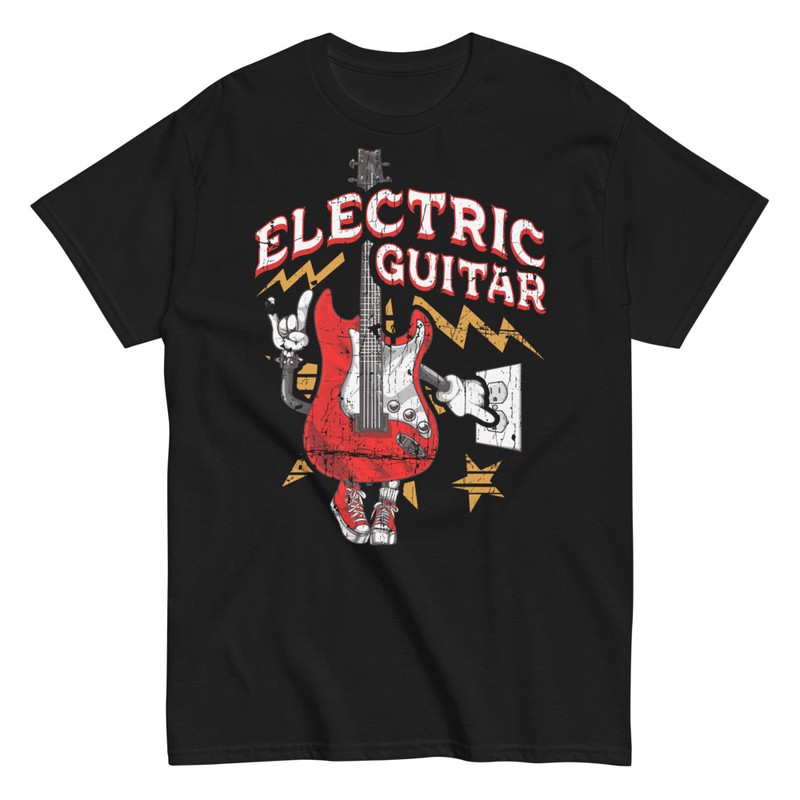 T-shirts: Electric Guitar Plug Rock