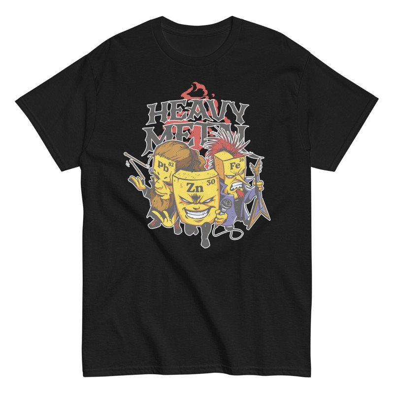 T-shirts: Heavy Metal Rock Elements
