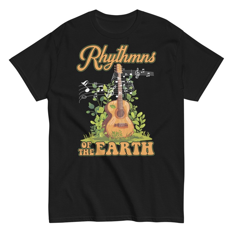 T-shirts: Earth Rhythms Acoustic Guitar
