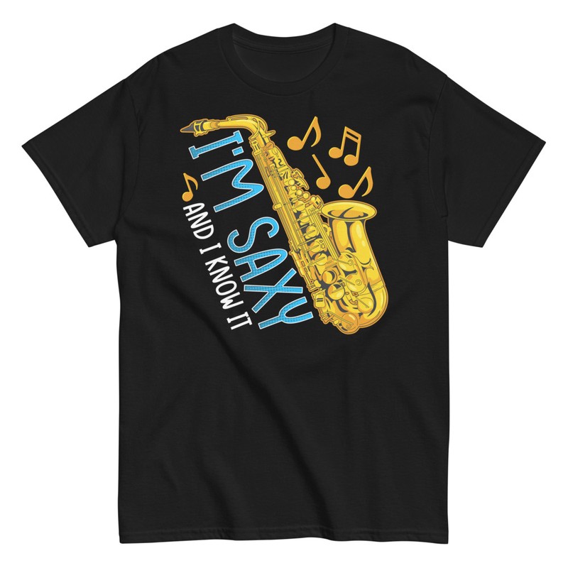 T-shirts: Saxophone I'm Saxy and Jazz