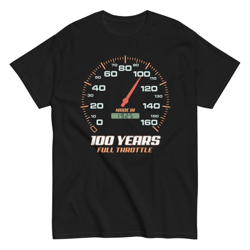 T-shirts: 100 Birthday Gift 100 Years Full Throttle