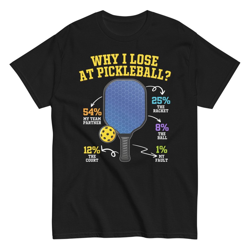 T-shirts: Why I Lose at Pickleball