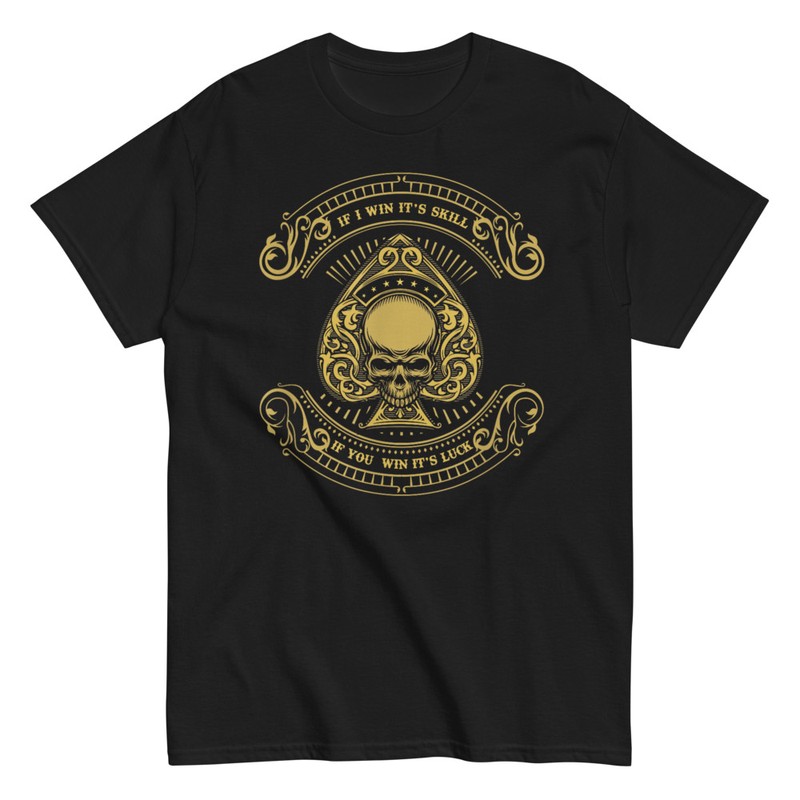 T-shirts: Ace of Spades and Tribal Skull