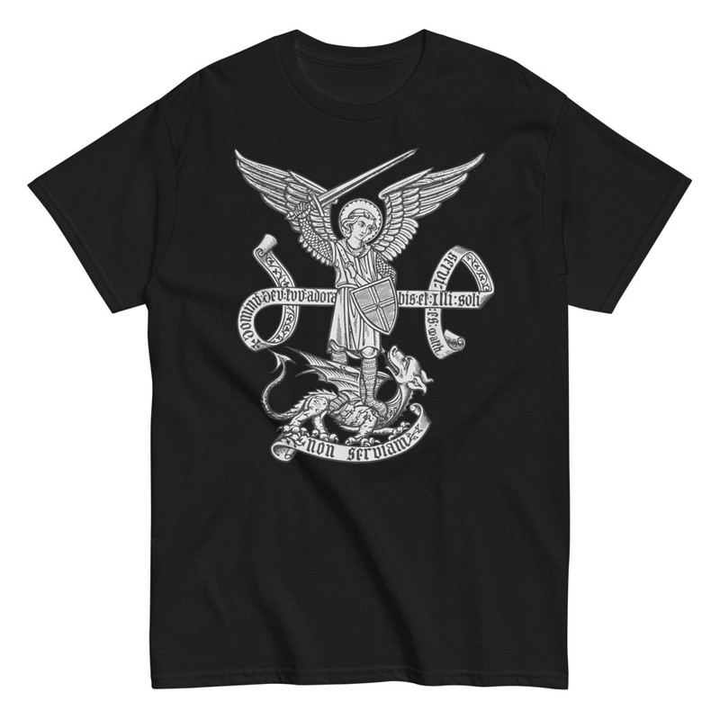 T-shirts: Saint Michael: Protector in Latin