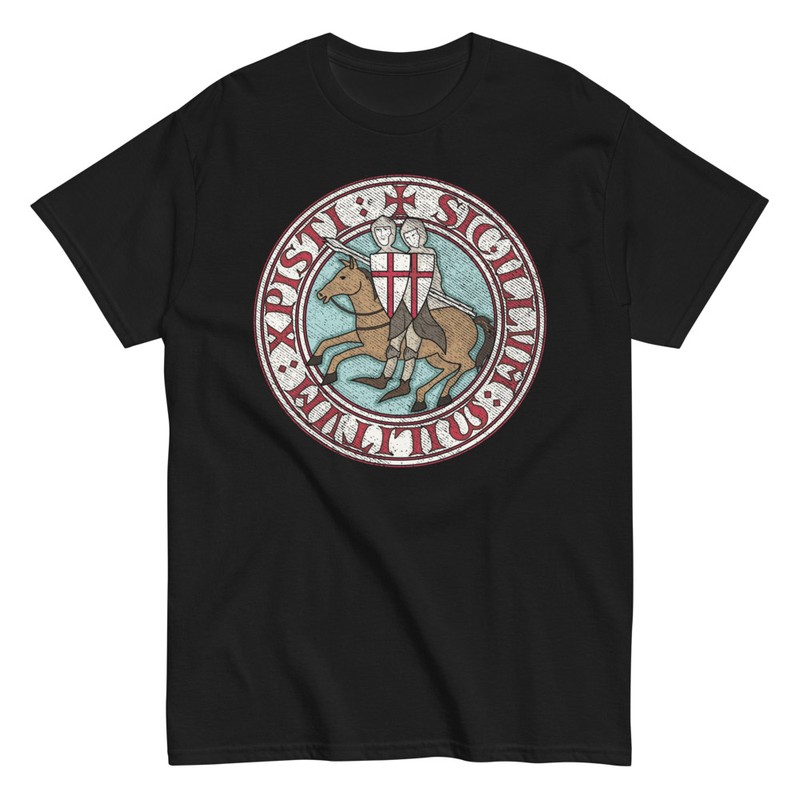 T-shirts: Sigillum Militum Xpisti: Templar Emblem