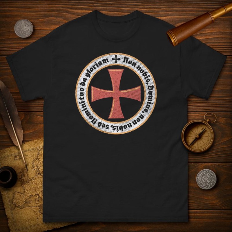 T-shirts: Non Nobis Domine: Templar Emblem