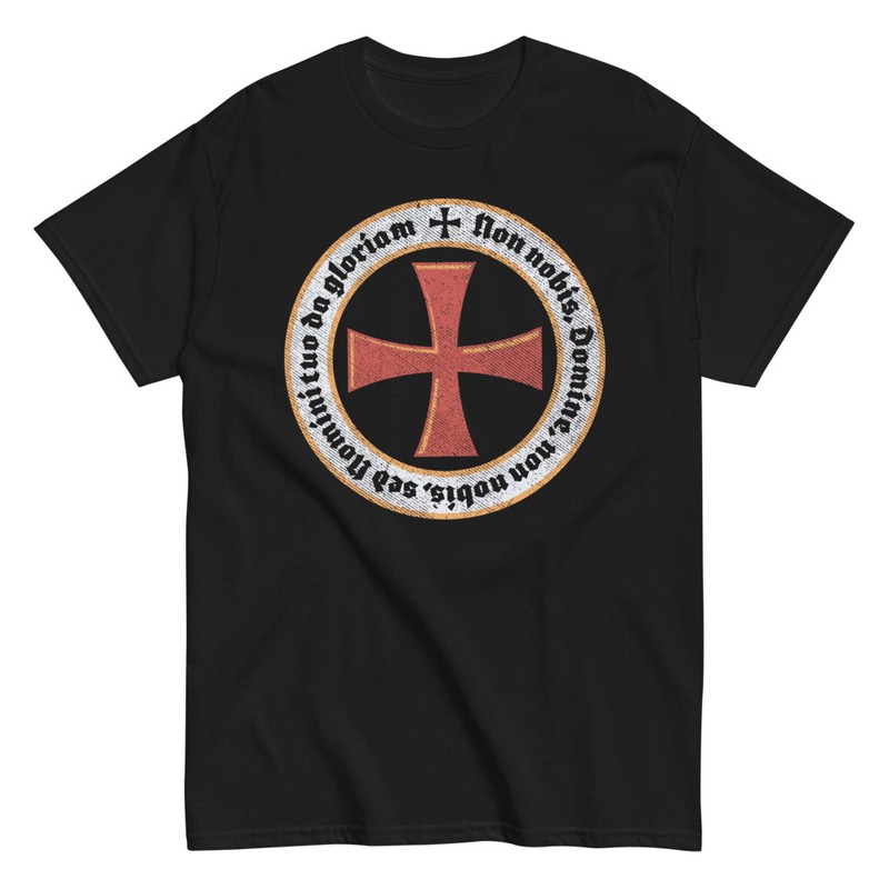 T-shirts: Non Nobis Domine: Templar Emblem