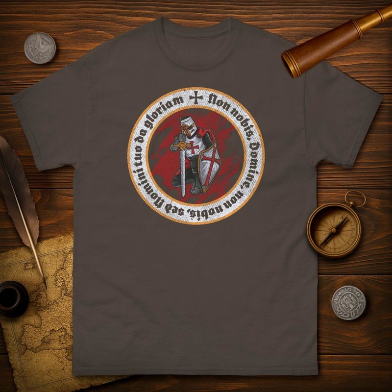 T-shirts: Non Nobis Domine: Templar Spirit