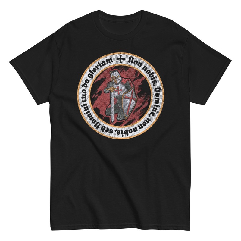 T-shirts: Non Nobis Domine: Templar Spirit
