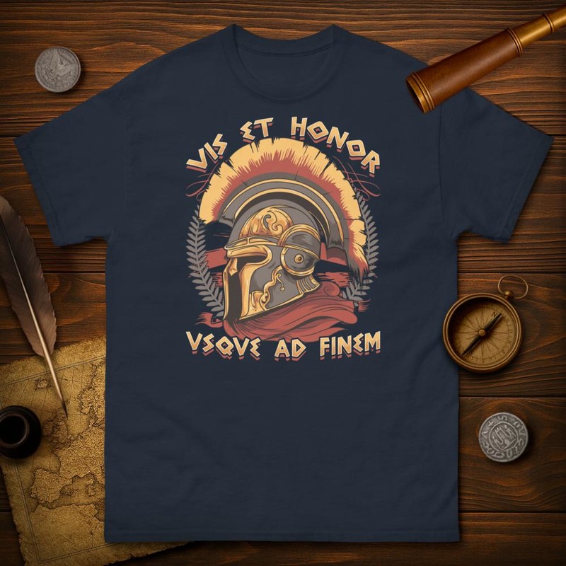 T-shirts: Vis et Honor: Strength and Honor