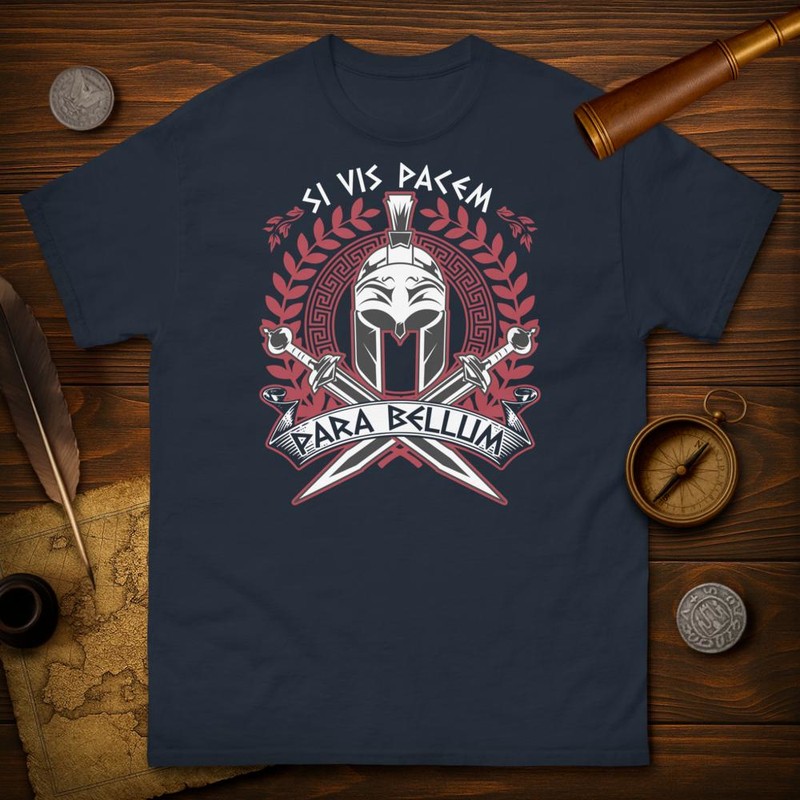 T-shirts: Si Vis Pacem Para Bellum: Strength and Strategy