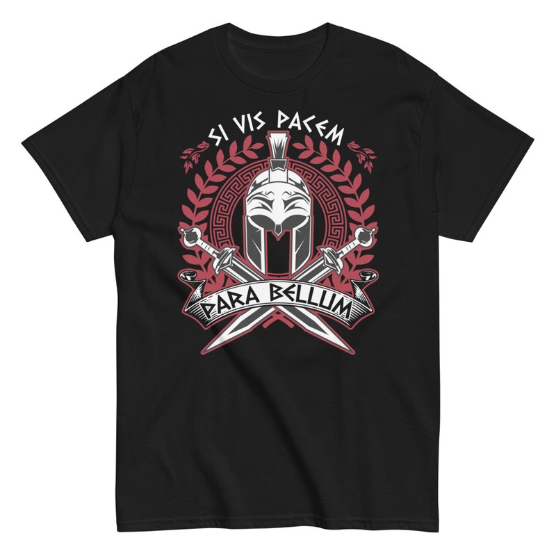 T-shirts: Si Vis Pacem Para Bellum: Strength and Strategy