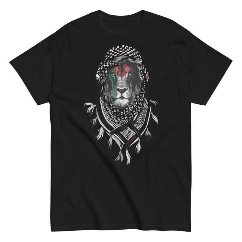 T-shirts: Palestinian Lion: Solidarity with Gaza