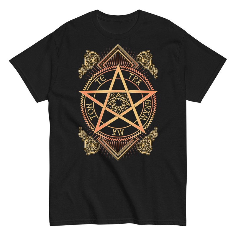 T-shirts: Tetragrammaton Amulet Pentagram