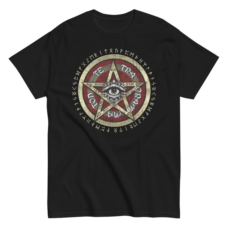 T-shirts: Tetragammaton Witchcraft Amulet