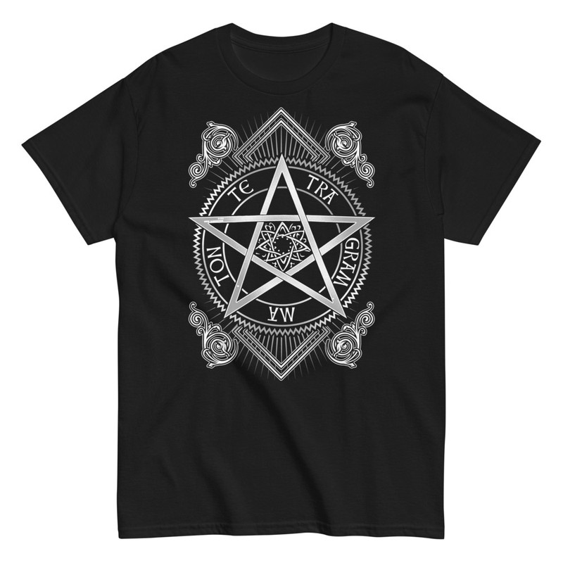 T-shirts: Tetragrammaton Amulet: Mystical Protection