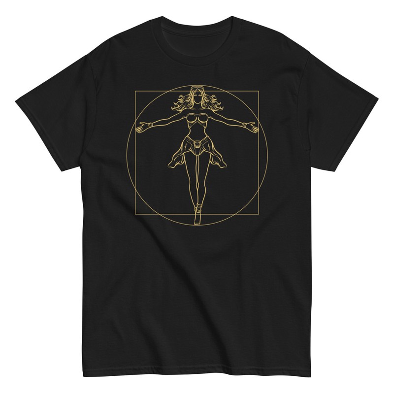 T-shirts: Vitruvian Woman: Art and Proportion