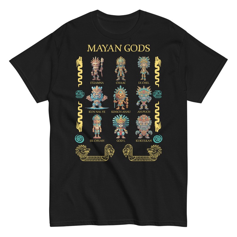 T-shirts: Mayan Gods Mythology