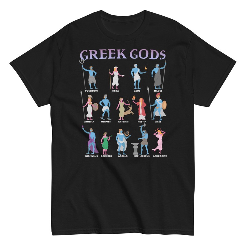 T-shirts: Greek Gods Mythology