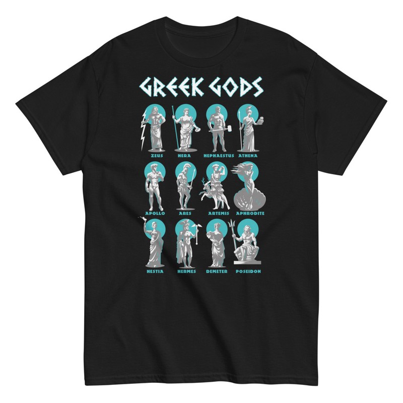T-shirts: Greek Gods Olympus