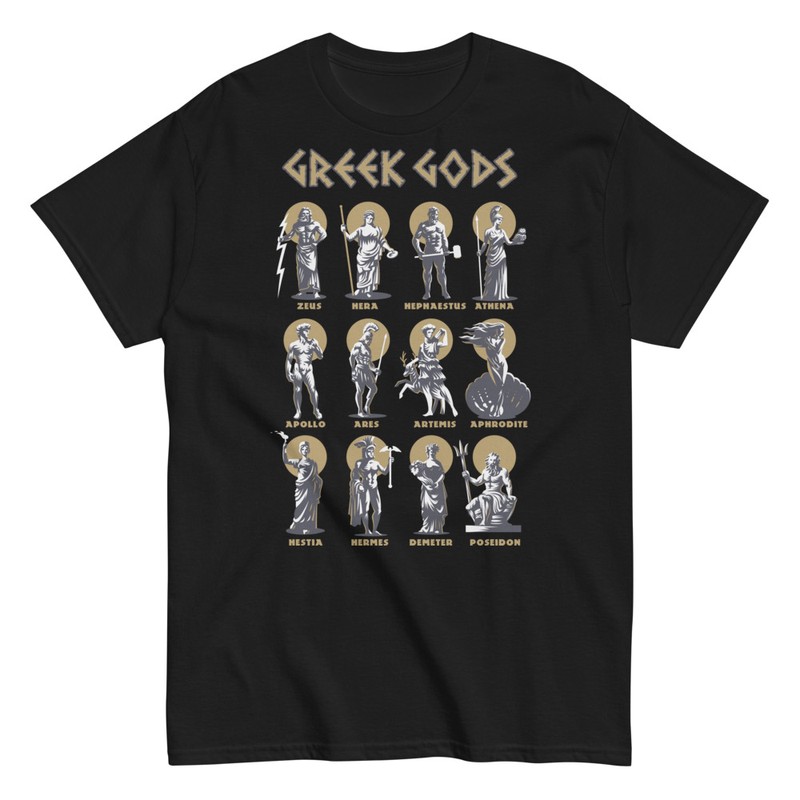 T-shirts: Greek Mythology Gods