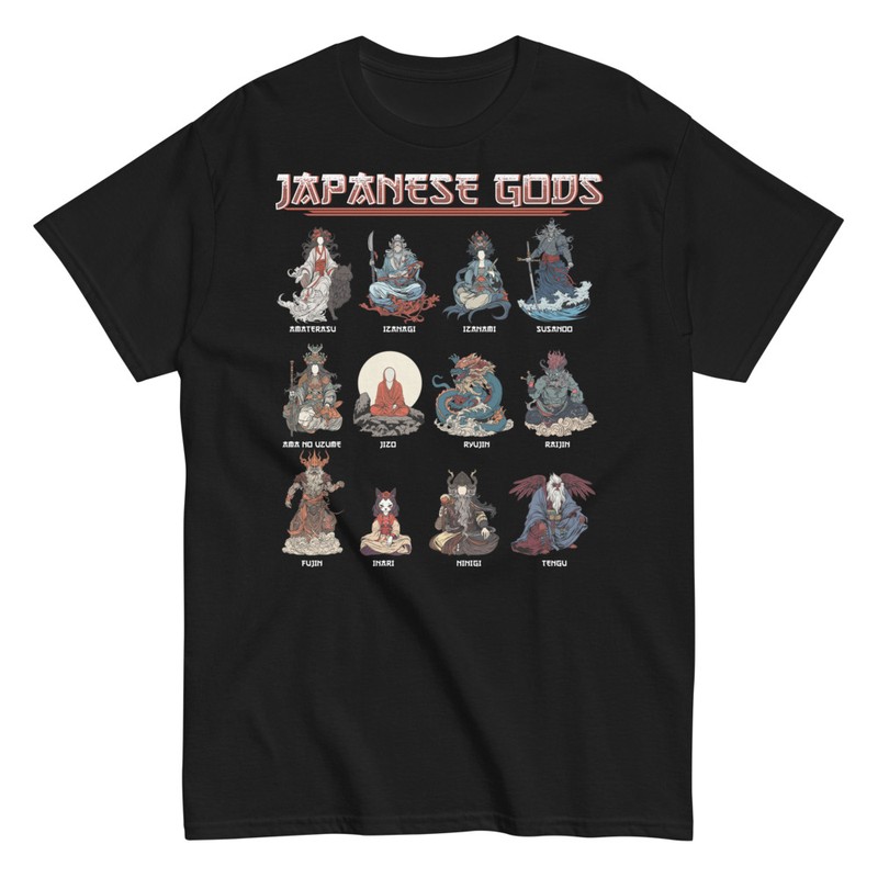 T-shirts: Japanese Mythology Gods