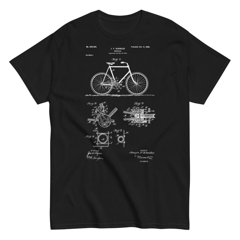 T-shirts: Bicycle Patent