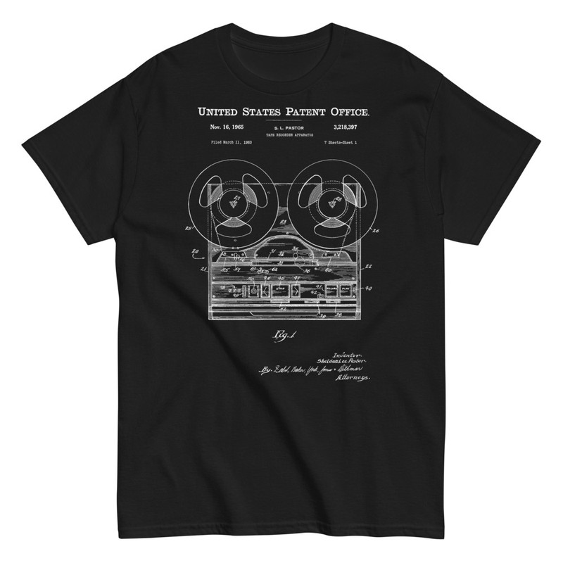 T-shirts: Tape Recorder Patent