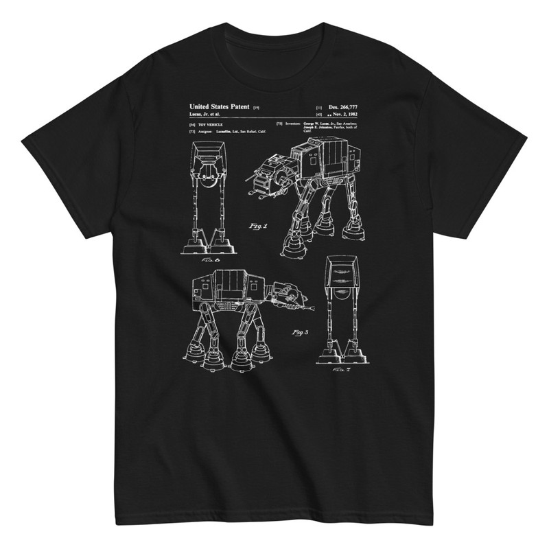 T-shirts: AT-AT Walker Patent