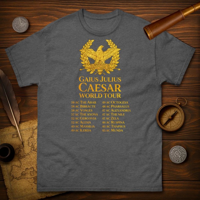 T-shirts: Julius Caesar World Tour