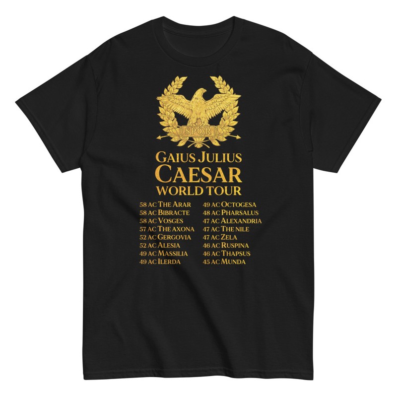 T-shirts: Julius Caesar World Tour