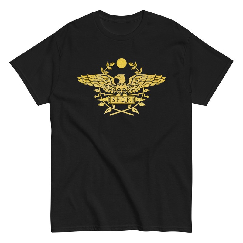 T-shirts: SPQR Eagle and Laurel Crown