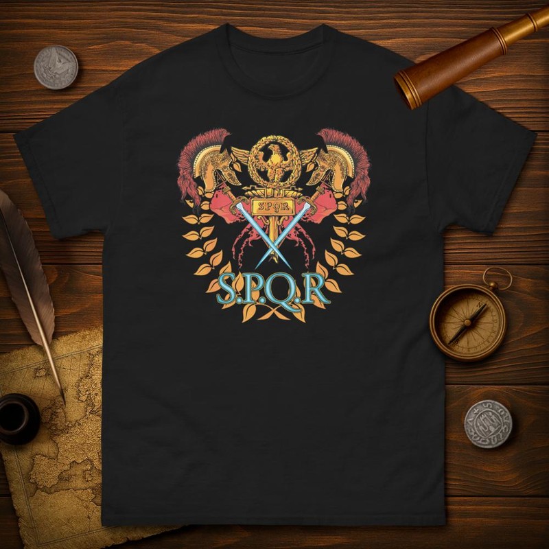 T-shirts: Helmet & SPQR Roman T-shirt