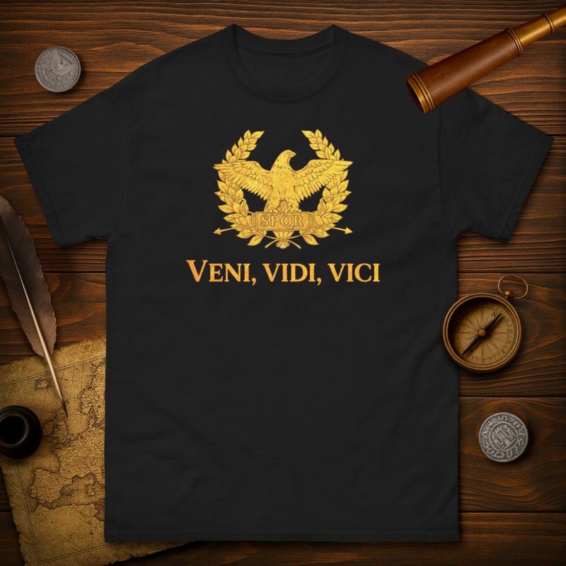 T-shirts: SPQR Eagle and Veni, Vidi, Vici