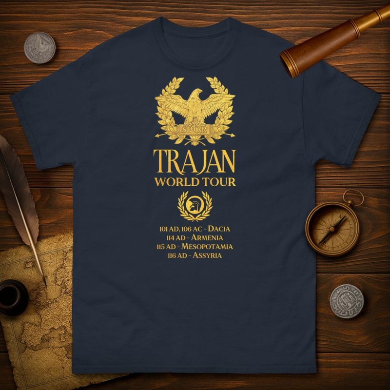 T-shirts: Roman Empire Trajan World Tour
