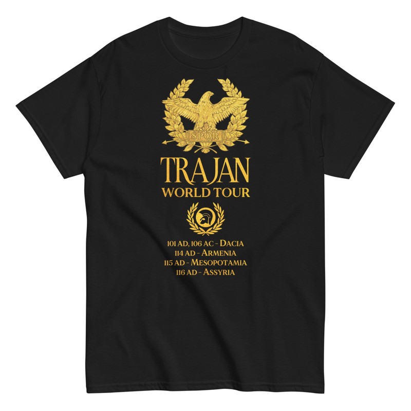 T-shirts: Roman Empire Trajan World Tour