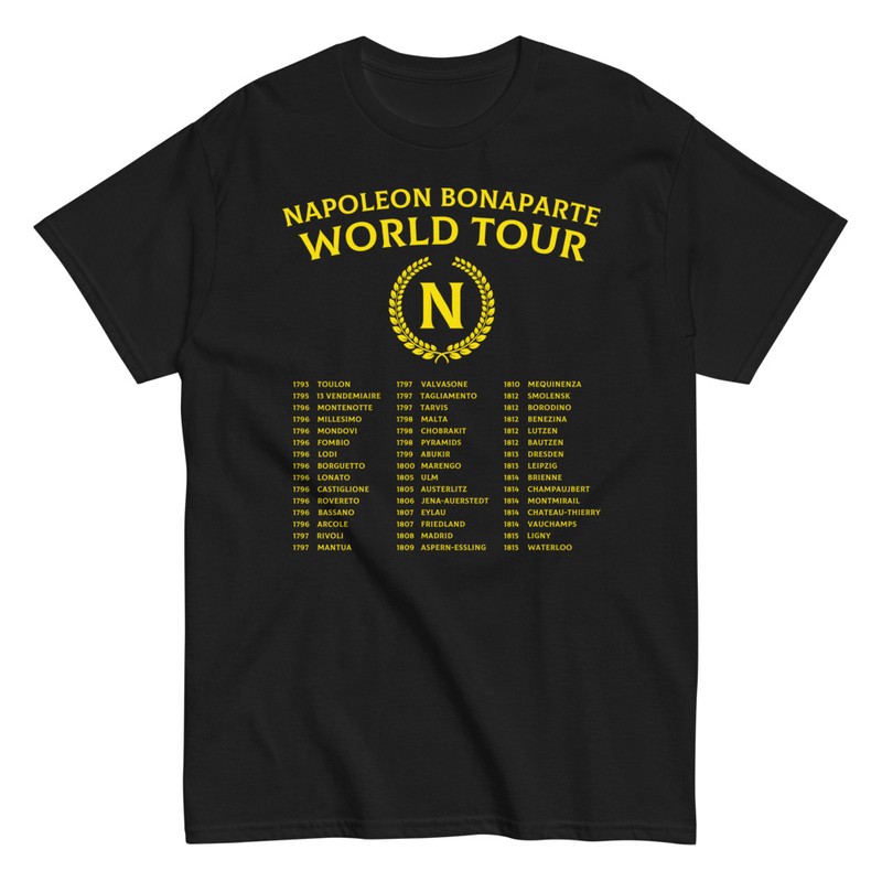 T-shirts: Napoleon World Tour Design