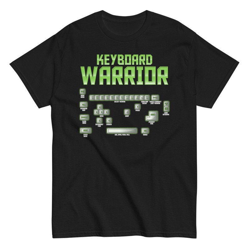 T-shirts: Keyboard Warrior PC Master Race