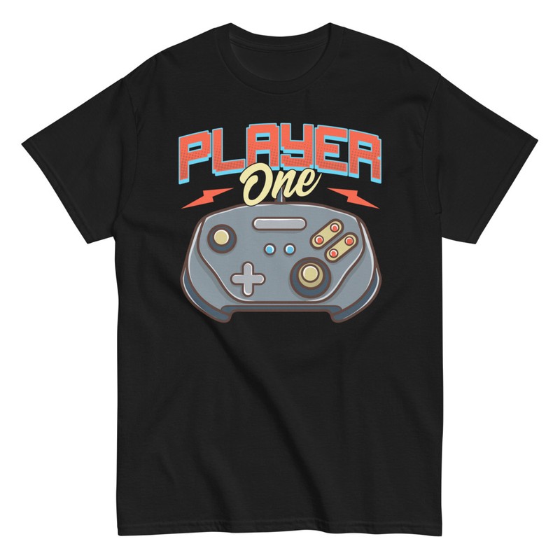 T-shirts: Player One Classic Controller Retro