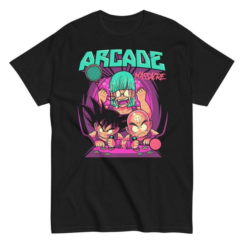 T-shirts: Arcade Massacre Dragonball Retro