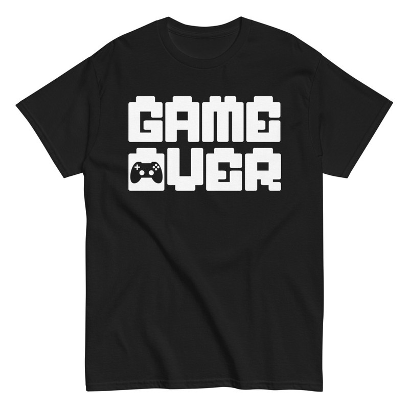 T-shirts: Game Over Controller Pixel Art