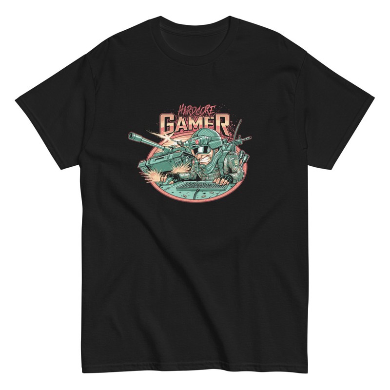 T-shirts: Hardcore Gamer Military