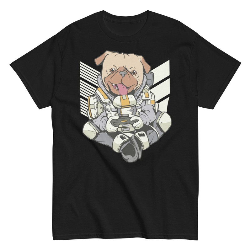 T-shirts: Astronaut Dog Gamer