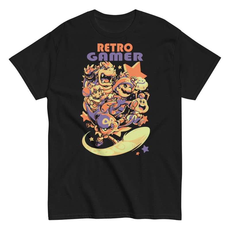 T-shirts: Classic Retro Video Game Characters