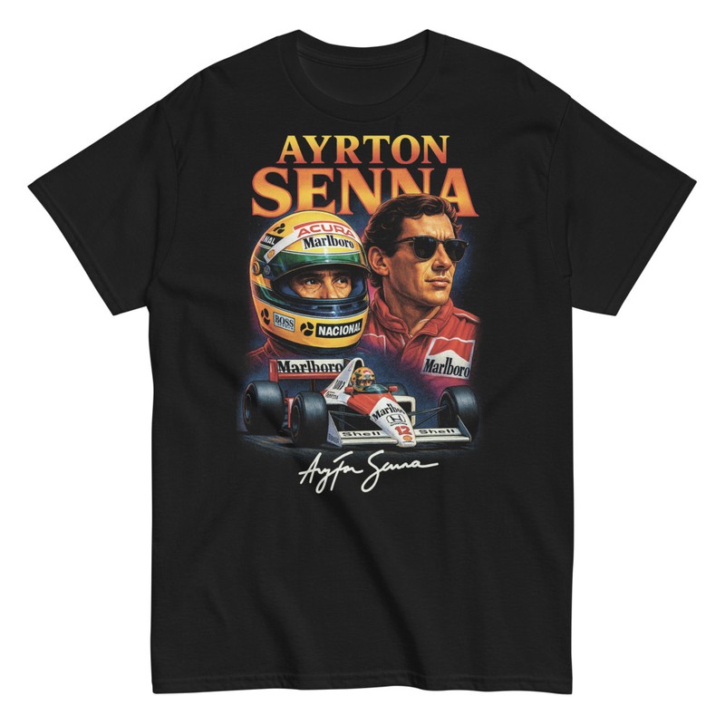 T-shirts: Ayrton Senna Formula 1 Tribute