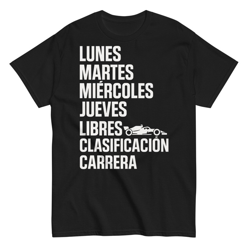 T-shirts: Evolution of the Week Formula 1