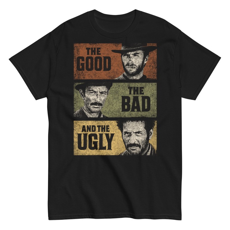T-shirts: Classic Movie The Good, The Bad and The Ugly